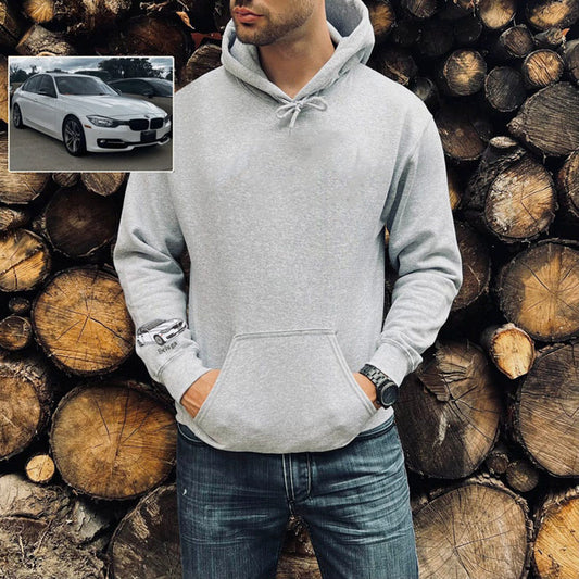 Regalo de Navidad de sudadera bordada de coche personalizado 