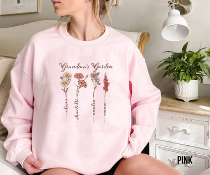 Custom Birth Month Birth Flower Shirt Perfect Mothers Day Gift