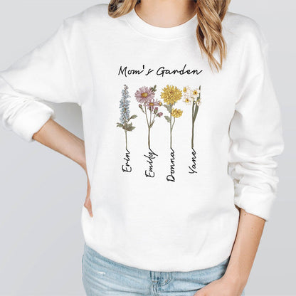 Custom Birth Month Birth Flower Shirt Perfect Christmas Gift For Mom Grandma